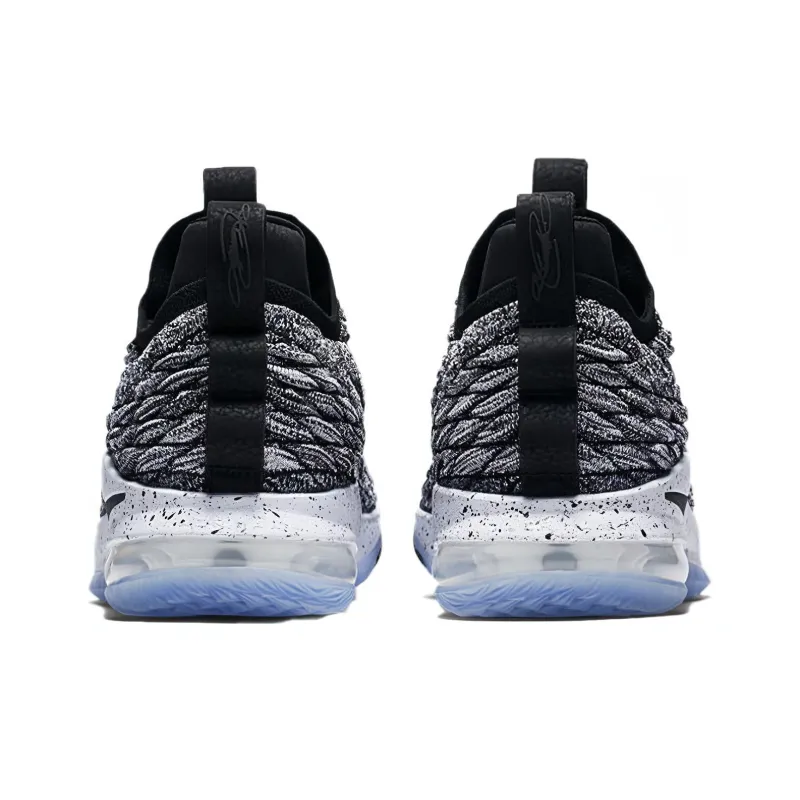 Nike LeBron 15 Low EP Oreo 'Black White'-4