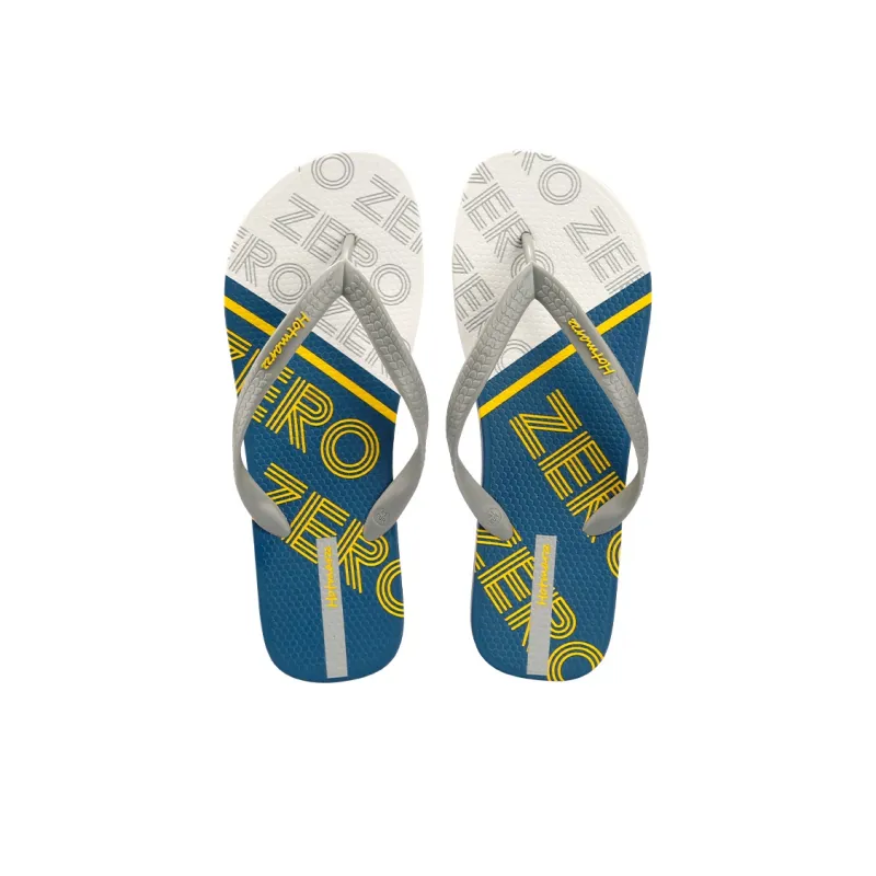 HOTMARZZ Flip Flops Men's Gray/Dark Blue-2