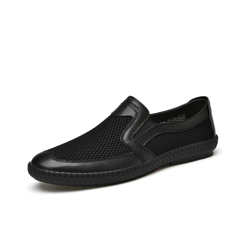 Wen Nai Casual Shoes Men's Black-1
