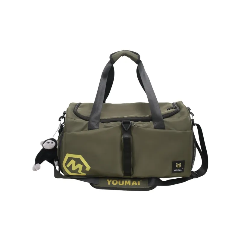 NIGEER Nylon Gym Bag Medium Size Unisex Turquoise/Army Green/Pink/Black/Red/Yellow/Blue-3