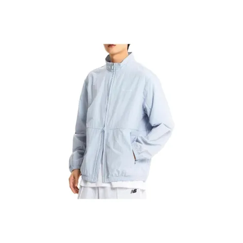 New Balance UNI ESS Trench Coats Men Light Blue