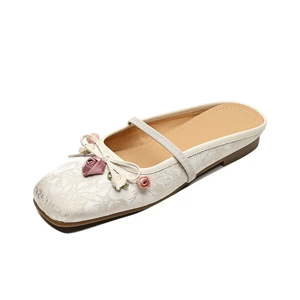 BalletCat Wrap-toe Slippers 1.5cm Women's-5