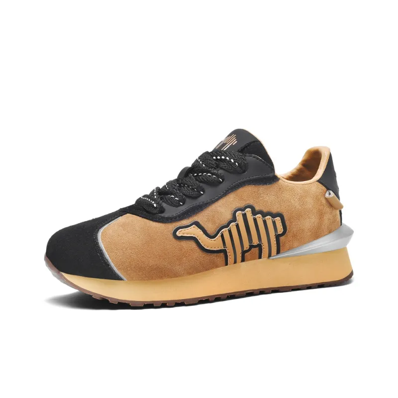 Pilot The Camel Wear Resistant Wide Coverage Lightweight Low Top Trekking Shoes Men's-17