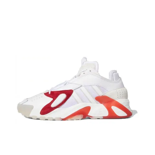 Adidas Originals Streetball Basketball Shoes Unisex Low-Top White/Red