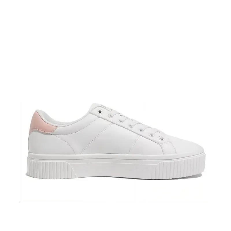 FILA Cushioning, Wear Resistant Low Top Skateboard Shoes Unisex White-1