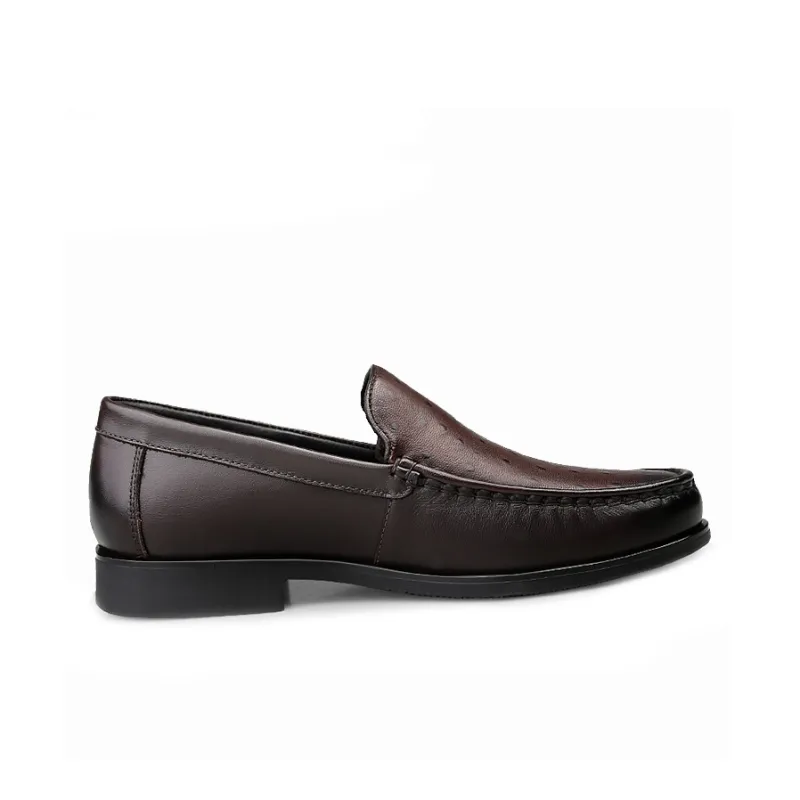 BECK Dress Shoes Men Low Top Brown-7