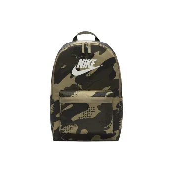 Nike Heritage Recycled Nylon Backpack Regular Men's Unisex Olive & Khaki & Sailboat