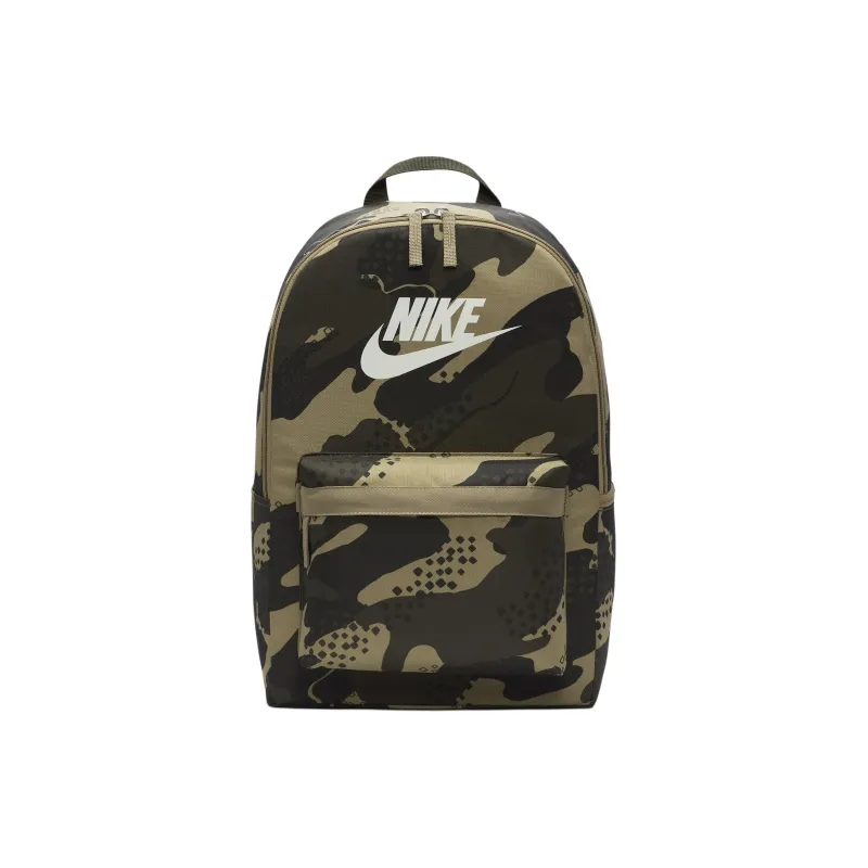 Nike Heritage Recycled Nylon Backpack Regular Men's Unisex Olive & Khaki & Sailboat-0