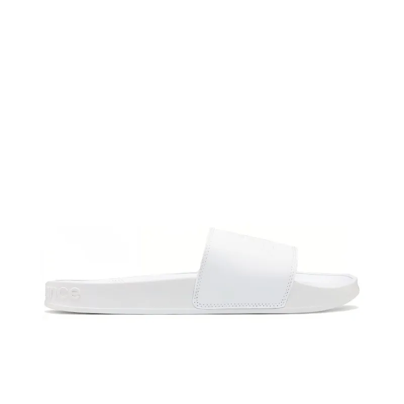 New Balance 200 Series White Slippers-1
