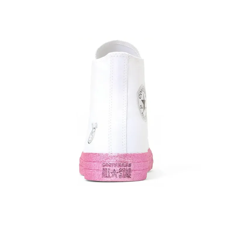Converse Chuck Taylor All Star High Miley Cyrus White Pink-4