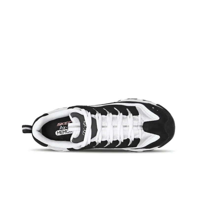Skechers D'Lites 1.0 'White Black' Women's-2