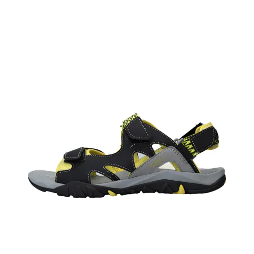 SATCHI SPORT Beach Sandals Women's Black/Yellow