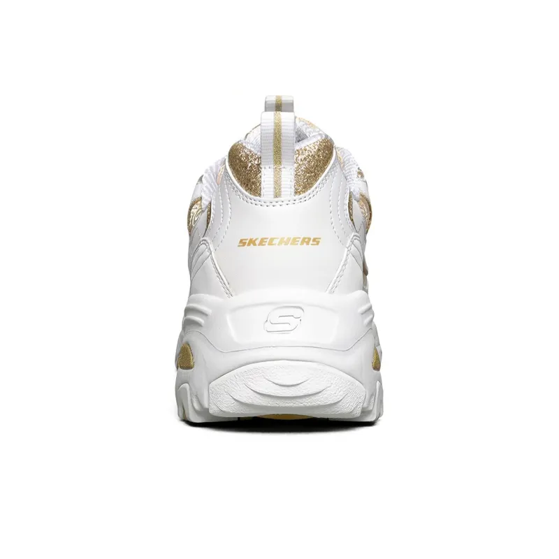 Skechers D Lites 1.0 White/Gold Women's-3