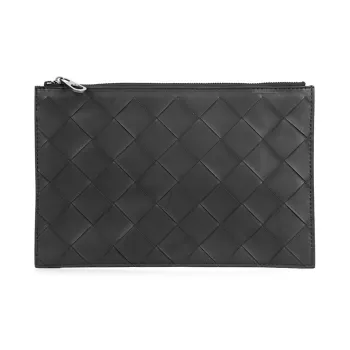 CMLZIUA Cow Leather Clutch Unisex