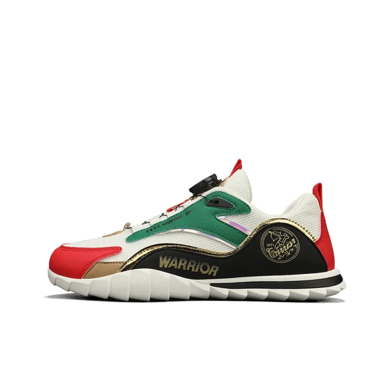WARRIOR Casual Shoes Men Low Top White Khaki/White Khaki Blue/Beige Red Green-17