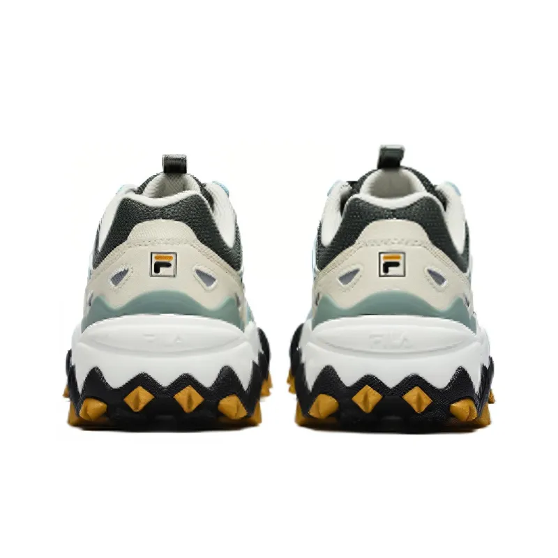 FILA Oakmont 2 2 Euro Man 2 Cushioning Anti-Slip And Wear-Resistant Low-Top Casual Shoes Men's Green Ecru-3