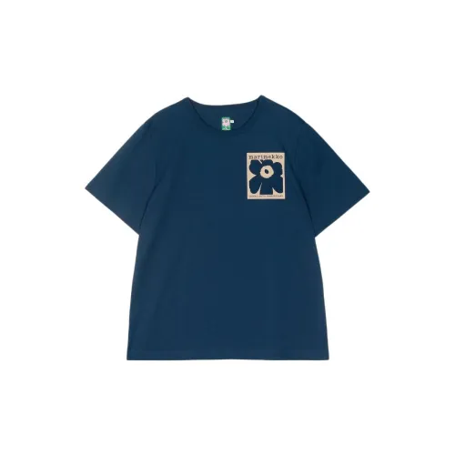 Marimekko T-Shirts Men Marine Blue