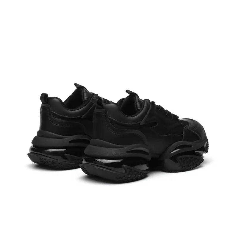 KEKAFU Height Increasing Breathable Slip-Resistant Low-Top Chunky Sneakers Women's-2