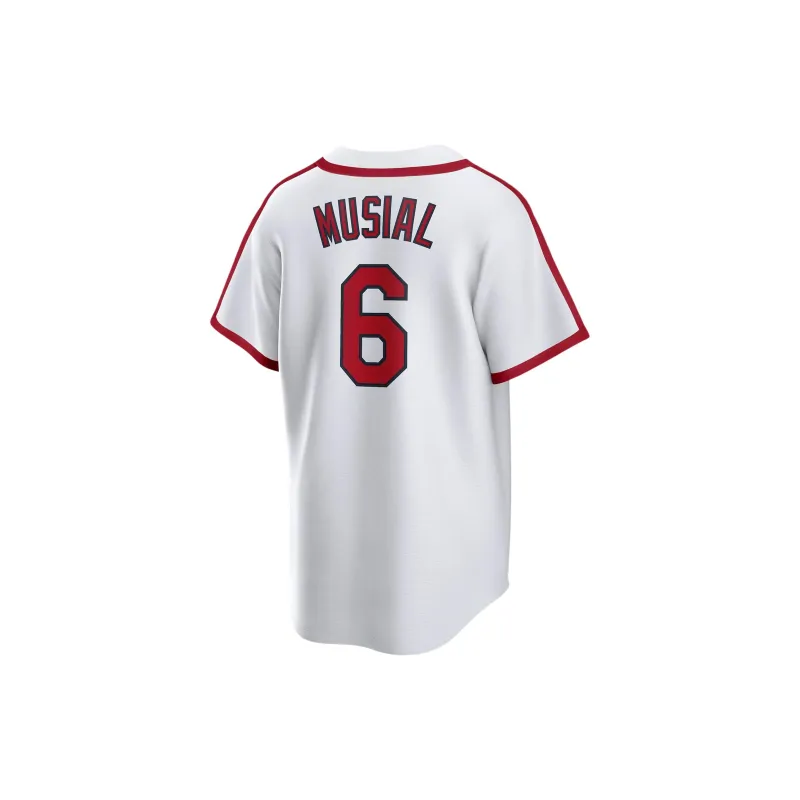 Nike MLB Collaboration St. Louis Cardinals Stan Musial Baseball Jacket Men's White-1