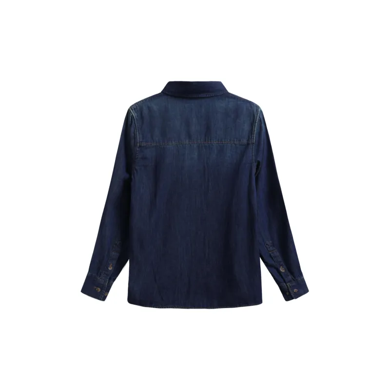 HOMI+ Shirts Women's Denim Blue-1