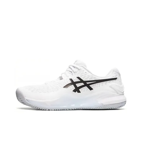 Asics Gel Resolution 9 Clay White Black