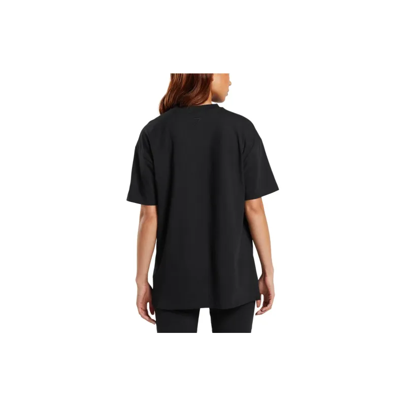 GYMSHARK BLOCK OVERSIZED T-SHIRT T-Shirt Women's Black-1