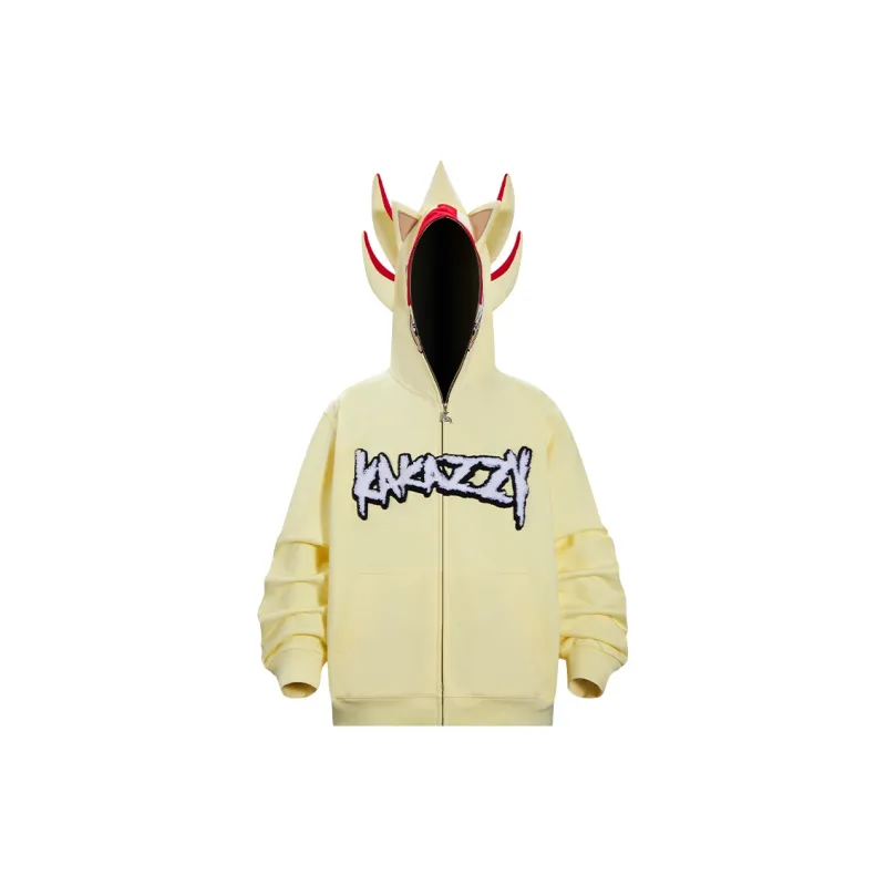 KAKAZZY Sweatshirt Unisex Light Yellow-1