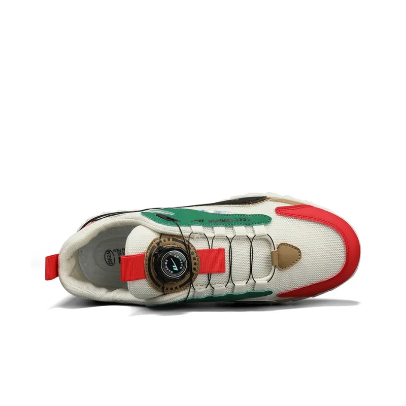 WARRIOR Casual Shoes Men Low Top White Khaki/White Khaki Blue/Beige Red Green-20
