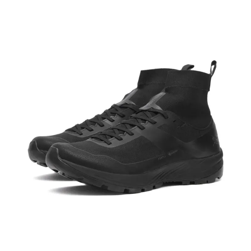 Arcteryx Verte Wear Resistant Coverage High Top Running Shoes Unisex Black-2