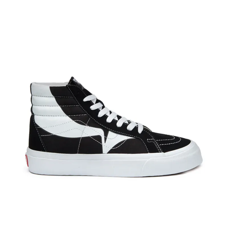 Sk8 Vans Hi Reissue 'Warp Black White'-1
