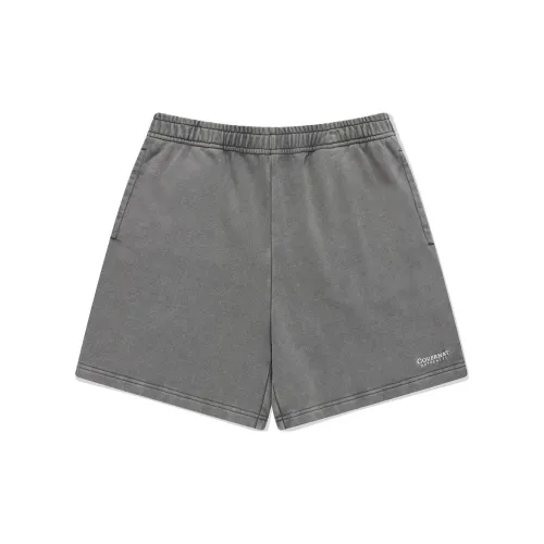 COVERNAT Casual Shorts Men Charcoal Gray