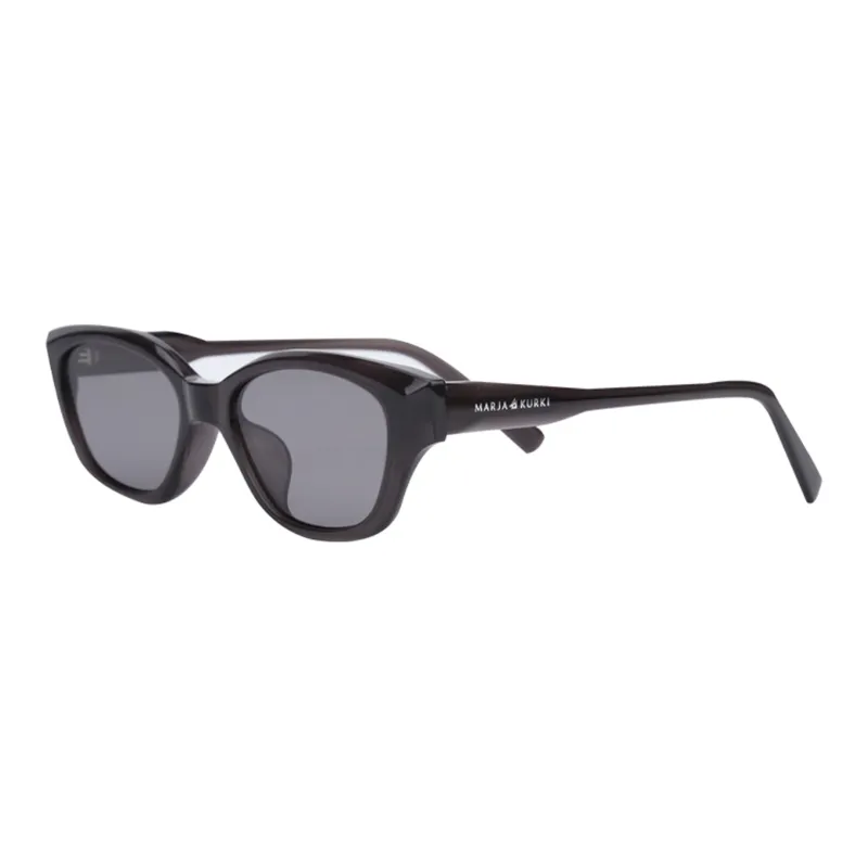 MARJAKURKI Plate Frame Round Sunglasses Unisex-4