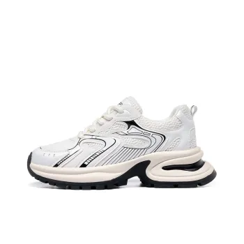 HLA Chunky Sneakers Women's Low Top White/Silver