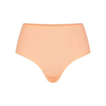 SKIMS FITS EVERYBODY HIGH-WAISTED THONG Underpants Women's 1 Pack Faded Nectar
