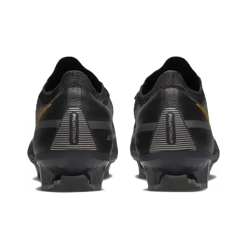 Nike Phantom GT2 Elite Fg Black Metallic Dark Grey Metallic Gold-4