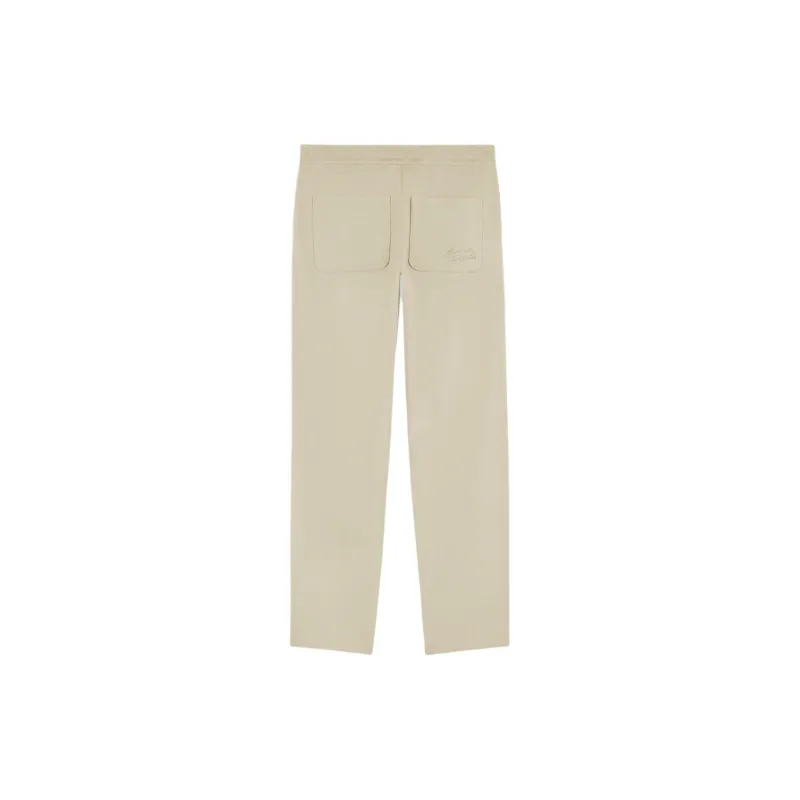 Maison Kitsune Logo Embroidered Straight Leg Trousers-1