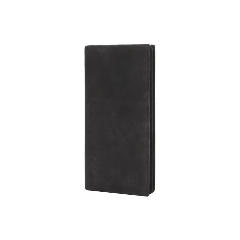 ELLE HOMME Cow Leather Wallet Regular Men's Solid Color-1