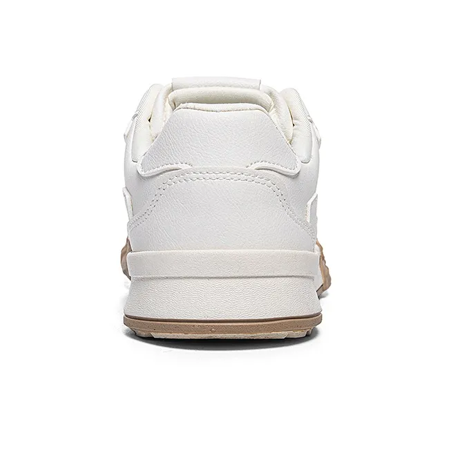 Warrior Durable Lightweight And Breathable Low-Top Skateboard Shoes Women's Light Beige Brown-2