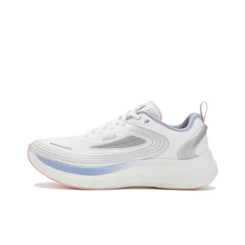 FILA NUVOLE EVO Anti Slip Wear Resistant Low Top Running Shoes Women's White Gray