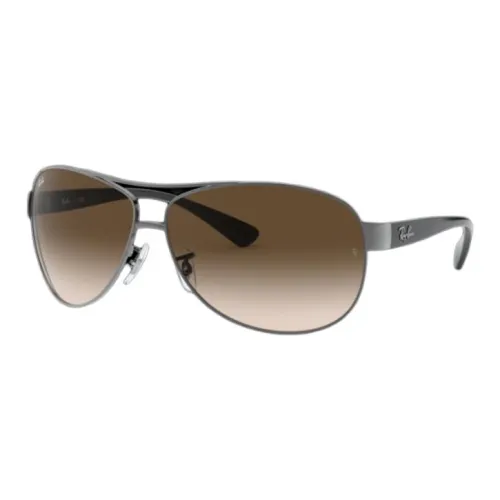 RayBan Irregular Shape Sunglasses Men's Dark Gray