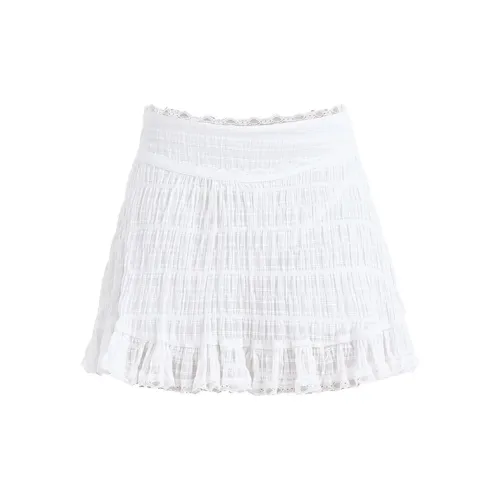 Spicy Gals Casual Short Skirts Women's White