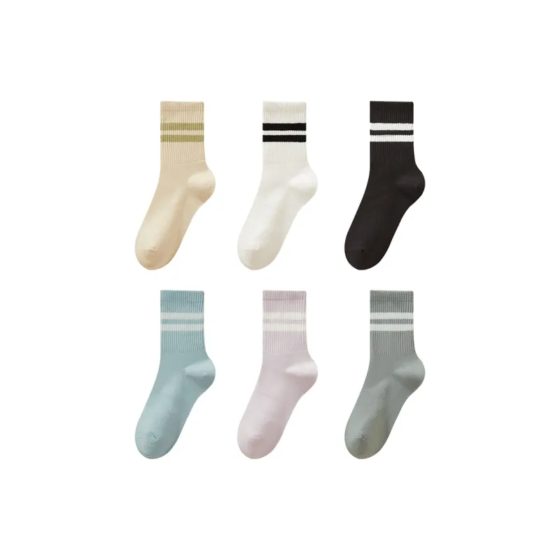 H YXIANG Mid Calf Socks Women's-6