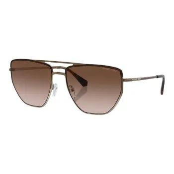 MICHAEL KORS Metal Aviator Sunglasses Men's Brown