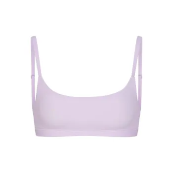 SKIMS FITS EVERYBODY SCOOP BRALETTE Bra Women's 1 Pack LILY/White Lily