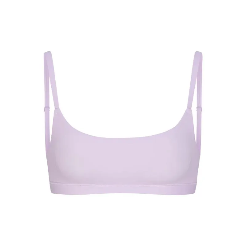 SKIMS FITS EVERYBODY SCOOP BRALETTE Bra Women's 1 Pack LILY/White Lily-0