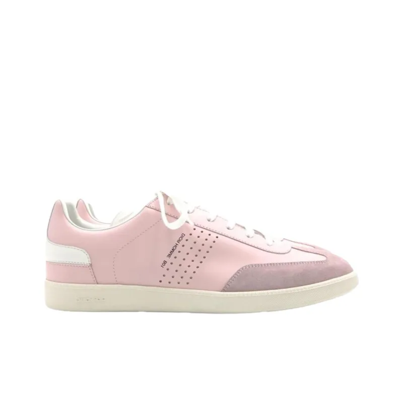 DIOR B01 German Army Trainers Low Top Stylish Skateboarding Shoes Men's Pink-1