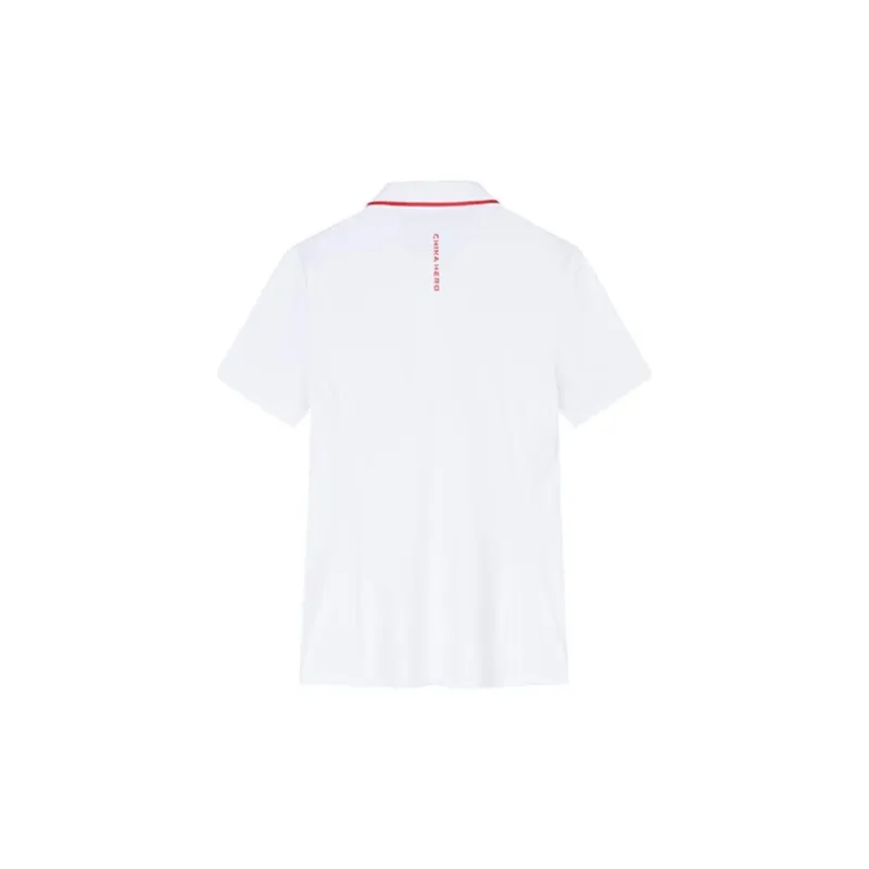 Anta Variety Training Collection Polo Shirt Women's Snowflake White-1