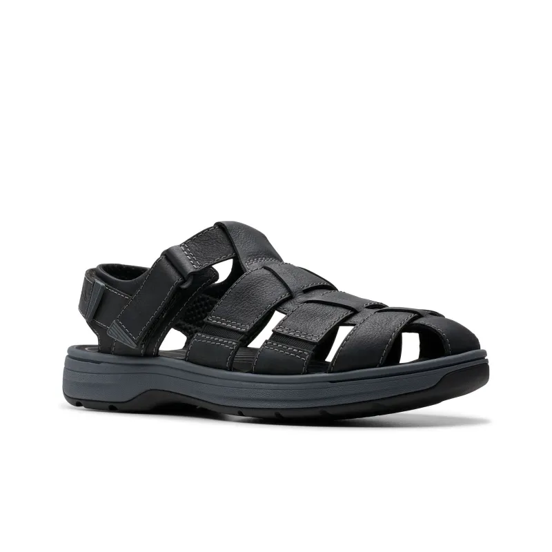 Clarks Beach Sandals Men Black-1