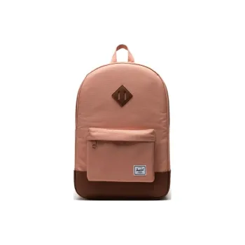 Herschel Fabric Backpack Unisex Orange And Brown