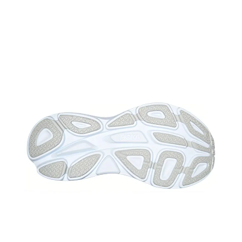 HOKA ONE ONE Bondi 8 Wide D 'Light Grey Orange' Women's-3